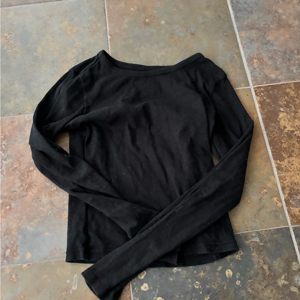 Universal Thread Black Long Sleeve Top